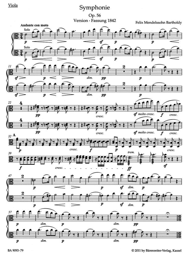 Symphony in A minor No. 3